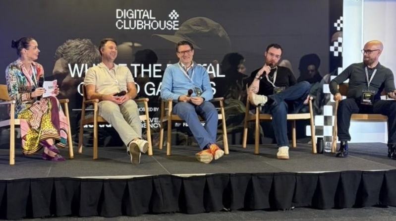 Steve Webster on the platform migration panel at the Digital Clubhouse Summit, Manchester